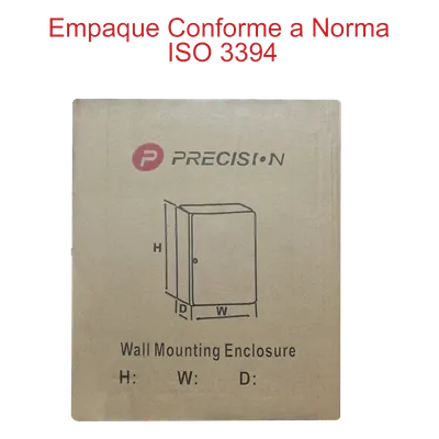 Gabinete de Acero IP66 / IK10 / 250 x 300 x 150 mm / Carga 30 kg / Placa Montaje 200 x 265 mm / Cerradura con Llave, imagen 6