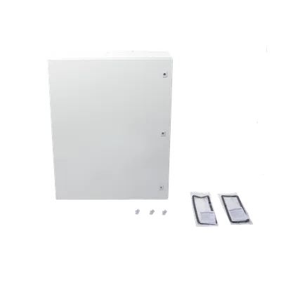 Gabinete de Acero IP66 Uso en Intemperie (800 x 1000 x 300 mm) con Placa Trasera Interior Metálica y Compuerta Inferior Atornillable (Incluye Chapas y Llaves T)., imagen 5