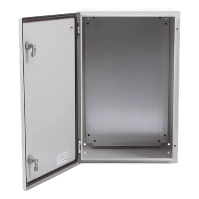 Gabinete de Acero IP66 / 400 x 600 x 250 mm / IK10 / Placa Trasera Metálica 2 mm / Cerradura con Llave / Tapa Inferior Atornillable, imagen 5