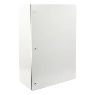 Gabinete de Acero IP66 / IK10 / 800 x 1200 x 400 mm (31.5 x 47.2 x 15.7 in) / Carga 120 kg / Placa Trasera Metálica / Cerradura con Llave, imagen 3