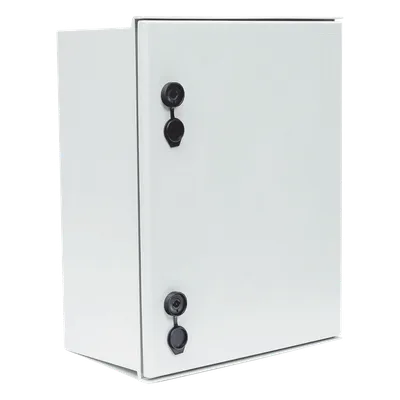 Gabinete de Poliéster IP65 / 400 x 500 x 200 mm / Carga 30 kg / Placa Trasera Incluida / Cerradura con Llave, imagen 3