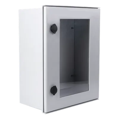 Gabinete de Poliéster IP65 / Puerta Transparente / 400 x 500 x 200 mm / Placa de Montaje Interior / Carga 30 kg, imagen 2