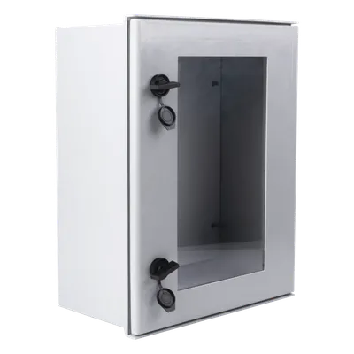 Gabinete de Poliéster IP65 / Puerta Transparente / 400 x 500 x 200 mm / Placa de Montaje Interior / Carga 30 kg, imagen 3