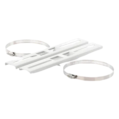 Montaje de Metal para Poste Universal / Ajuste 115-280 mm / Carga 30 kg / Ángulo 45° / Acero con Pintura Electroestática / 300x44 mm (0.98x0.14 ft), imagen 3