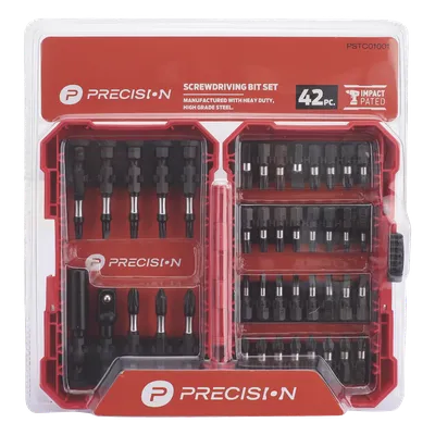 Juego de Puntas para Taladro / 42 Piezas / Entrada Hexagonal 1/4" / Acero S2 / Estuche Resistente a Impactos, imagen 5