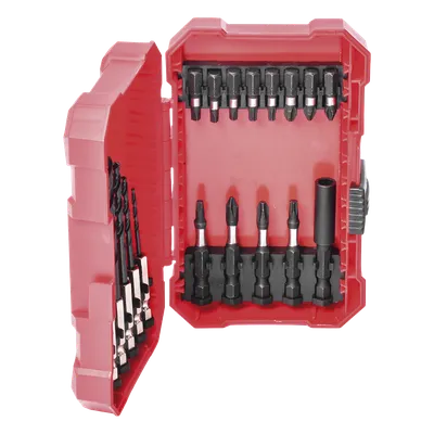 Juego de Puntas y Brocas / 18 Piezas / Entrada Hexagonal 1/4" / PH, Torx, Cuadradas / Brocas 2-6 mm / Estuche Organizador, imagen 3