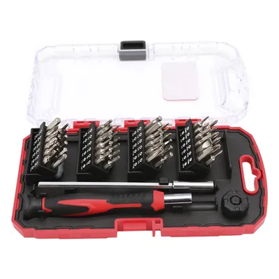 Juego de Desarmadores de Precisión / 51 Piezas / Acero Cromo-Vanadio / Extensor 115 mm / 48 Puntas Intercambiables / Estuche Plástico, imagen 4