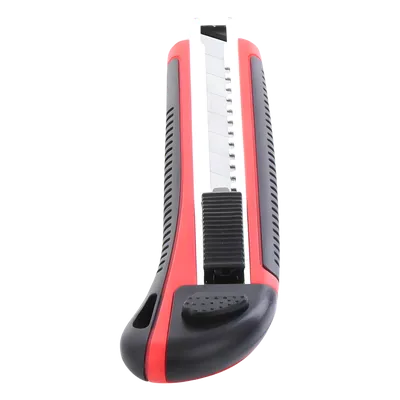 Navaja de Hojas Desprendibles / Hoja 18 mm / Bloqueo Automático / Guía Metálica / Mango Ergonómico ABS+TPR / 17 x 5 x 2.5 cm, imagen 2