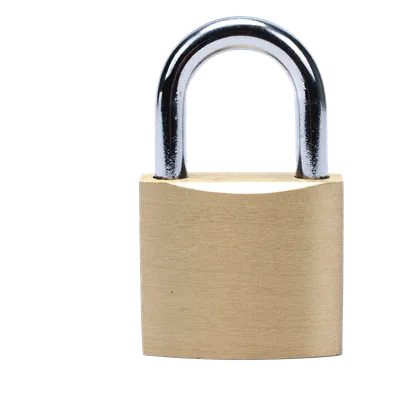 Candado de Seguridad / Cuerpo Latón 40 x 40 mm / Perno Doble Sujeción / Argolla 6.2 mm / 3 Llaves / 560 gr, imagen 2
