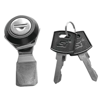 Cerradura con Paleta Metálica / 2 Llaves de Seguridad / Acero / Gabinetes 0-600 mm (0-1.97 ft) / Llave Maestra / Compatible Poliéster, imagen 2