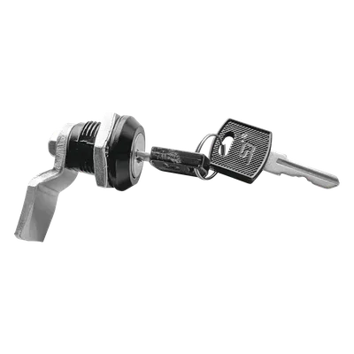 Cerradura con Paleta Metálica / 2 Llaves de Seguridad / Acero / Gabinetes 0-600 mm (0-1.97 ft) / Llave Maestra / Compatible Poliéster, imagen 3