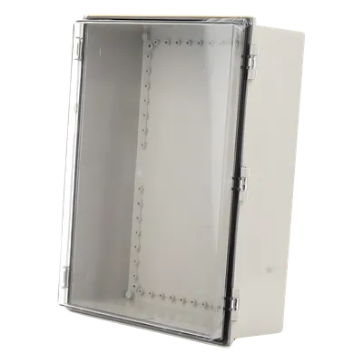 Gabinete Plástico ABS / Uso en Intemperie / 350 x 460 x 160 mm / Puerta Transparente de Policarbonato / Cierre con Broches Inoxidables / Compatible con Placa PST-3546-16EPL, imagen 4