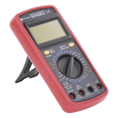 Multímetro Digital / 600 V CC/CA CAT II / 1999 Recuentos / LCD 67 x 42 mm / Corriente 10 A / Resistencia 200 MΩ / HFE Transistores, imagen 5