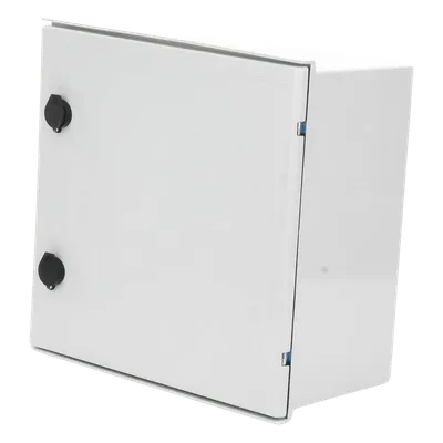 Gabinete de Poliéster IP65 / 400 x 400 x 200 mm / Carga 25 kg / Placa Trasera 307 x 386 mm / Cerradura con Llave / Uso en Intemperie, imagen 2