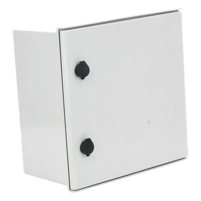 Gabinete de Poliéster IP65 / 400 x 400 x 200 mm / Carga 25 kg / Placa Trasera 307 x 386 mm / Cerradura con Llave / Uso en Intemperie, imagen 5