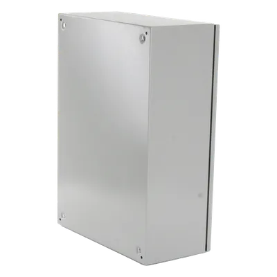 Gabinete de Acero para Exterior / IP55 / Ventilación Integrada / 500 x 700 x 250 mm / Placa Trasera Metálica / Cerradura con Llave, imagen 2