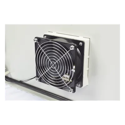 Gabinete de Acero para Exterior / IP55 / Ventilación Integrada / 500 x 700 x 250 mm / Placa Trasera Metálica / Cerradura con Llave, imagen 6