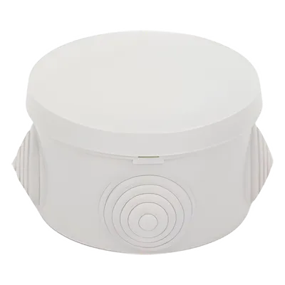 Caja de Derivación Circular / 4 Glándulas de Goma Ajustables / IP55 / -40 a 120°C / 70 mm Diámetro x 48 mm Alto, imagen 3