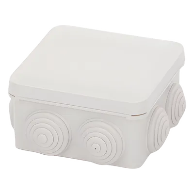 Caja de Derivación Estanca / 7 Glándulas de Goma / IP55 / 89 x 89 x 50 mm / -40 a 120°C / Protección EMI, imagen 4