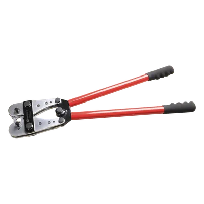 Pinza para Ponchar o Crimpar Terminales / 8 AWG a 4/0 AWG / 2 Troqueles Giratorios 8 Posiciones / Bloqueo de Precisión, imagen 2