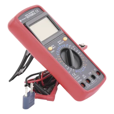 Multímetro Digital / Pantalla LCD 67 x 42 mm / 1999 Recuentos / 600V CC/CA CAT II / Corriente 10A / Resistencia 200 MΩ / Prueba HFE Transistores, imagen 5