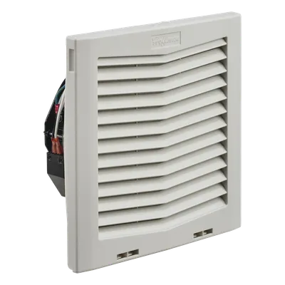 Ventilador con Filtro de Montaje Lateral / 159 CFM / 115 Vca / Diseño Click-Fit / Rejillas con Bisagra / Color Gris Claro