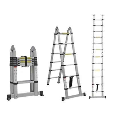 Escalera Telescópica / Aluminio / Tipo Tijera / 3.8 m (12.5 ft) / 150 kg / Plegable, imagen 2