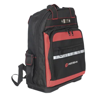 Mochila para Herramientas / 15 Bolsillos / 41x17.5x33 cm / 16.1x6.9x13.0 in / Poliéster 1680D Oxford, imagen 3