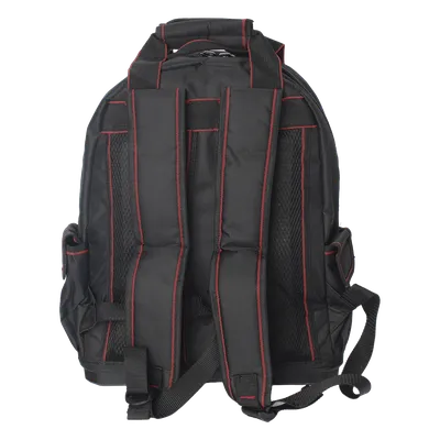 Mochila para Herramientas / 15 Bolsillos / 41x17.5x33 cm / 16.1x6.9x13.0 in / Poliéster 1680D Oxford, imagen 4