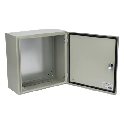 Gabinete IP66 / Acero IK10 / 400x400x200 mm / 15.7x15.7x7.9 in / Placa Trasera Galvanizada / Cerradura con Llave, imagen 5
