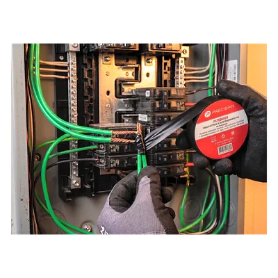 Cinta Aislante Eléctrica / PVC Alto Rendimiento / 600 V / 19 mm (0.75 in) / 20 m (65.6 ft) / Ignífuga / Negro, imagen 3
